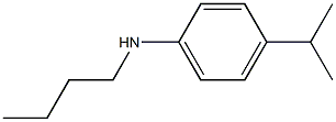 N-butyl-4-(propan-2-yl)aniline 结构式