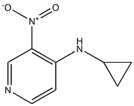 N-cyclopropyl-3-nitropyridin-4-amine 结构式