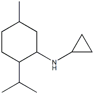 N-cyclopropyl-N-(2-isopropyl-5-methylcyclohexyl)amine 结构式