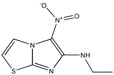 N-ethyl-5-nitroimidazo[2,1-b][1,3]thiazol-6-amine 结构式