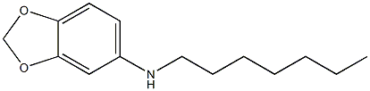 N-heptyl-2H-1,3-benzodioxol-5-amine 结构式