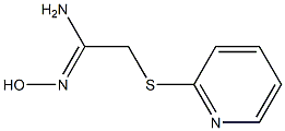 N'-hydroxy-2-(pyridin-2-ylsulfanyl)ethanimidamide 结构式