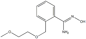 N'-hydroxy-2-[(2-methoxyethoxy)methyl]benzenecarboximidamide 结构式