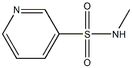 N-methylpyridine-3-sulfonamide 结构式