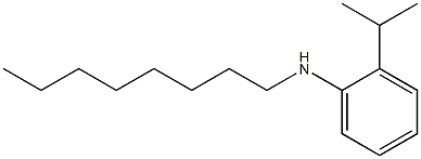 N-octyl-2-(propan-2-yl)aniline 结构式