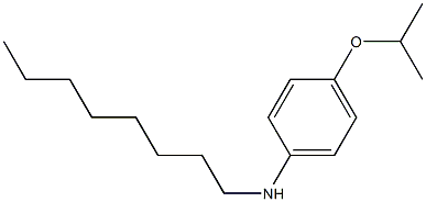 N-octyl-4-(propan-2-yloxy)aniline 结构式