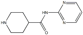 N-pyrimidin-2-ylpiperidine-4-carboxamide 结构式