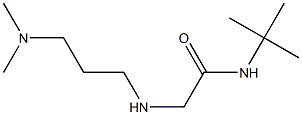 N-tert-butyl-2-{[3-(dimethylamino)propyl]amino}acetamide 结构式