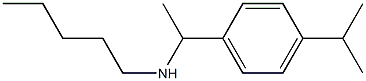 pentyl({1-[4-(propan-2-yl)phenyl]ethyl})amine 结构式