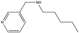 pentyl(pyridin-3-ylmethyl)amine 结构式