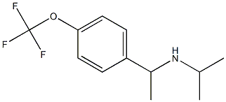 propan-2-yl({1-[4-(trifluoromethoxy)phenyl]ethyl})amine 结构式