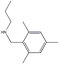 propyl[(2,4,6-trimethylphenyl)methyl]amine 结构式