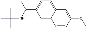 tert-butyl[1-(6-methoxynaphthalen-2-yl)ethyl]amine 结构式