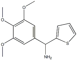 thiophen-2-yl(3,4,5-trimethoxyphenyl)methanamine 结构式