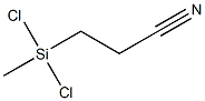 2-Cyanoethyldichloromethylsilane 结构式