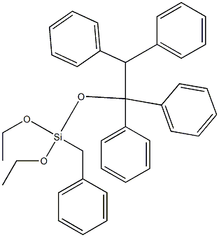 Tetraphenylbenzyltriethoxysilane 结构式