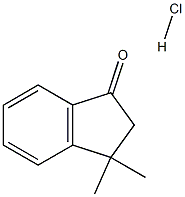 3,3-Dimethyl-1-indanone hydrochloride 结构式