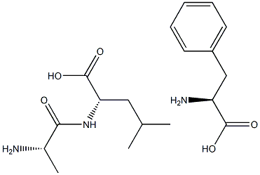 L-ALANYL-L-LEUCINE-L-PHENYLALANINE extrapure 结构式