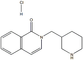 2-(piperidin-3-ylmethyl)isoquinolin-1(2H)-one hydrochloride 结构式