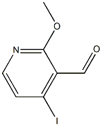 2-甲氧基-3-甲酰基-4-碘吡啶 结构式