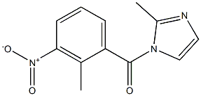 1-{3-nitro-2-methylbenzoyl}-2-methyl-1H-imidazole 结构式