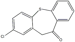 2-chlorodibenzo[b,f]thiepin-10(11H)-one 结构式