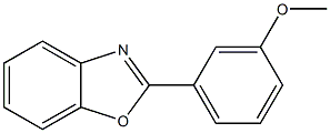 2-(3-methoxyphenyl)-1,3-benzoxazole 结构式