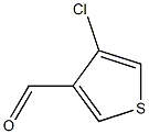 4-chloro-3-thiophenecarbaldehyde 结构式