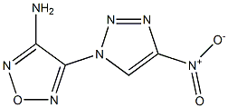 3-amino-4-{4-nitro-1H-1,2,3-triazol-1-yl}-1,2,5-oxadiazole 结构式