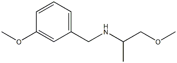 1-(methyloxy)-N-{[3-(methyloxy)phenyl]methyl}propan-2-amine 结构式