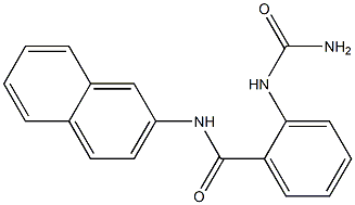 2-[(aminocarbonyl)amino]-N-(2-naphthyl)benzamide 结构式