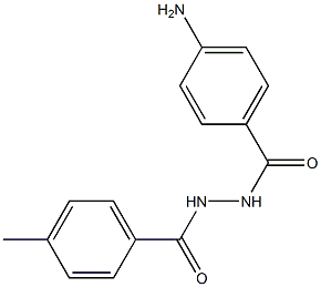 N'-(4-aminobenzoyl)-4-methylbenzohydrazide 结构式