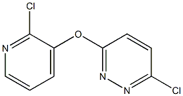 6-chloro-3-pyridazinyl 2-chloro-3-pyridinyl ether 结构式
