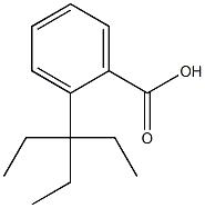 2-(1,1-diethylpropyl)benzoic acid 结构式