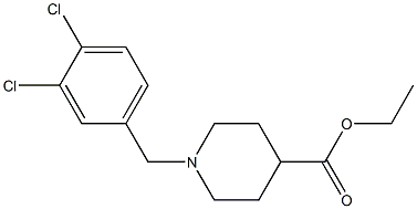 ethyl 1-(3,4-dichlorobenzyl)-4-piperidinecarboxylate 结构式