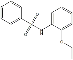 N-(2-ethoxyphenyl)benzenesulfonamide 结构式