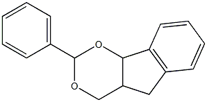 2-phenyl-4,4a,5,9b-tetrahydroindeno[1,2-d][1,3]dioxine 结构式