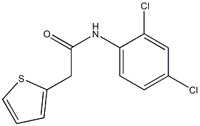 N-(2,4-dichlorophenyl)-2-(2-thienyl)acetamide 结构式