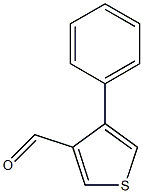 4-phenylthiophene-3-carbaldehyde 结构式