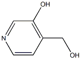 4-(hydroxymethyl)-3-pyridinol 结构式