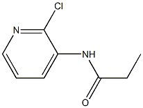 N-(2-chloro-3-pyridinyl)propanamide 结构式