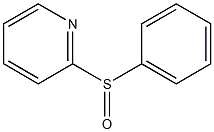 2-(phenylsulfinyl)pyridine 结构式