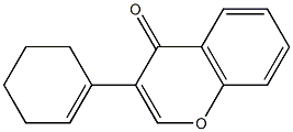 3-(1-cyclohexen-1-yl)-4H-chromen-4-one 结构式