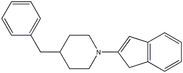 4-benzyl-1-(1H-inden-2-yl)piperidine 结构式