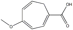 4-methoxy-1,3,5-cycloheptatriene-1-carboxylic acid 结构式