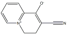 2-cyano-3H,4H-quinolizinium-1-olate 结构式