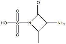 3-氨基-4-甲基-2-氧代-1-磺基氮杂环丁烷 结构式