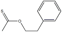 硫代乙酸-2-苯基乙酯 结构式