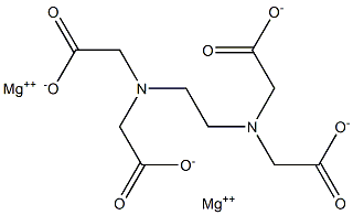 Magnesium EDTA, 0.02% (w/v) Solution, For Hardness 结构式