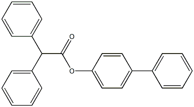 [1,1'-biphenyl]-4-yl 2,2-diphenylacetate 结构式